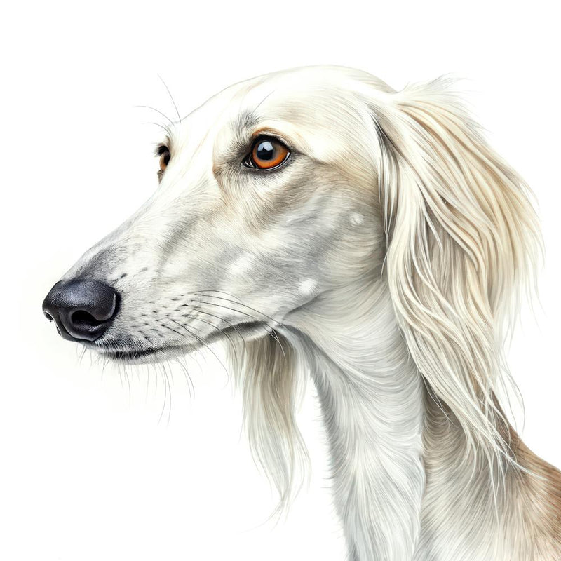 Saluki Dog Portait