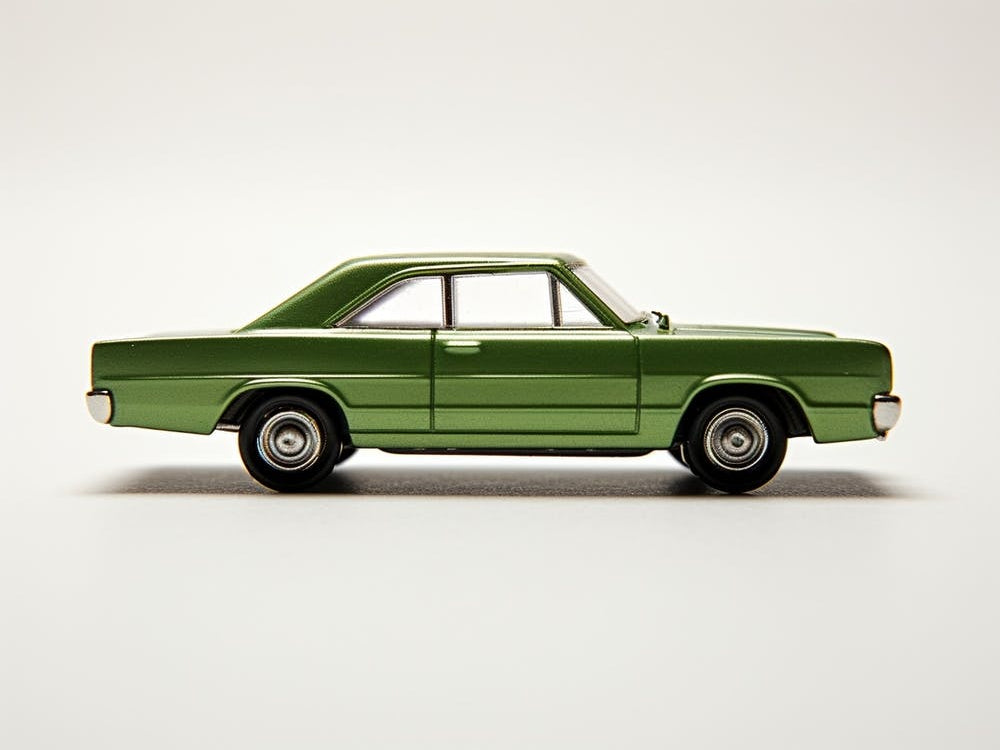 Toy Car 68 Dodge Dart Green