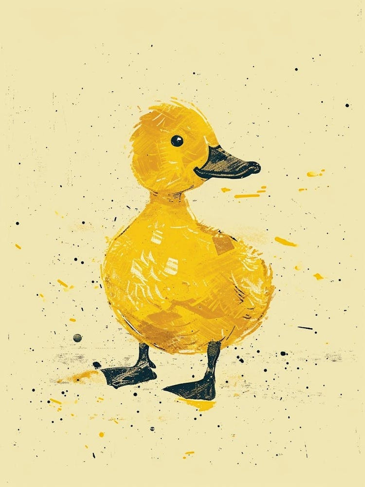 Yellow Mallard Duck 1