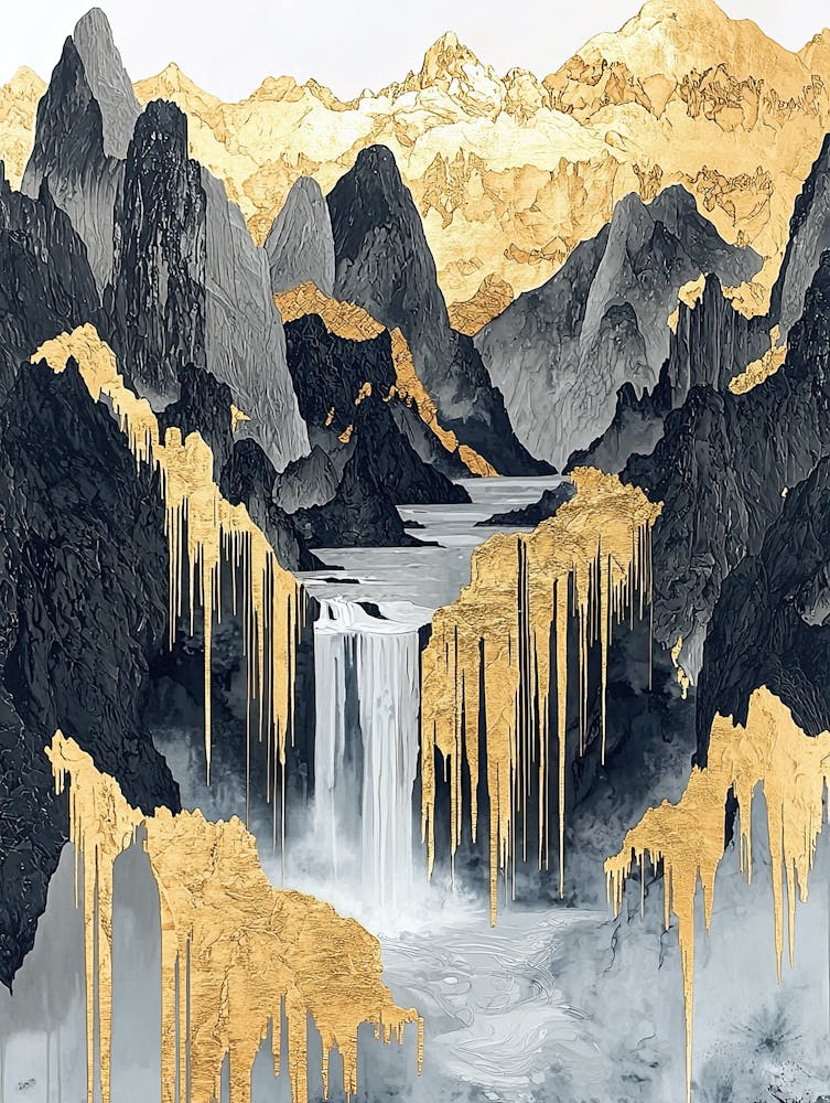 Sierra Madre Oriental Golden Peaks - Minimalist Grandeur