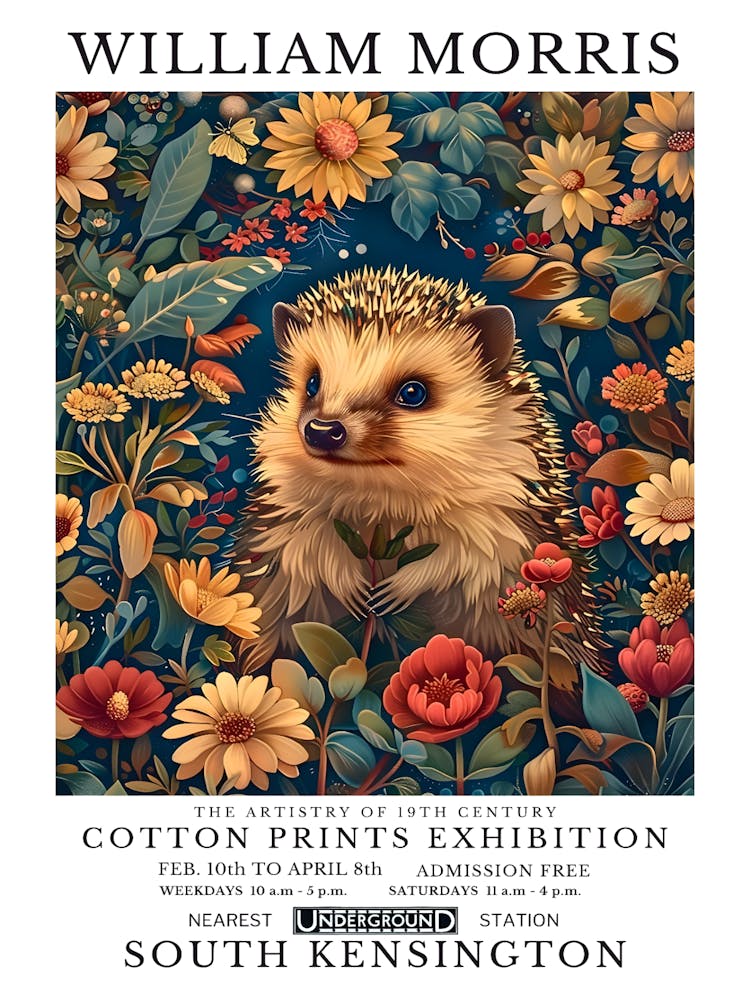 William Morris Cotton Prints Exhibition 25