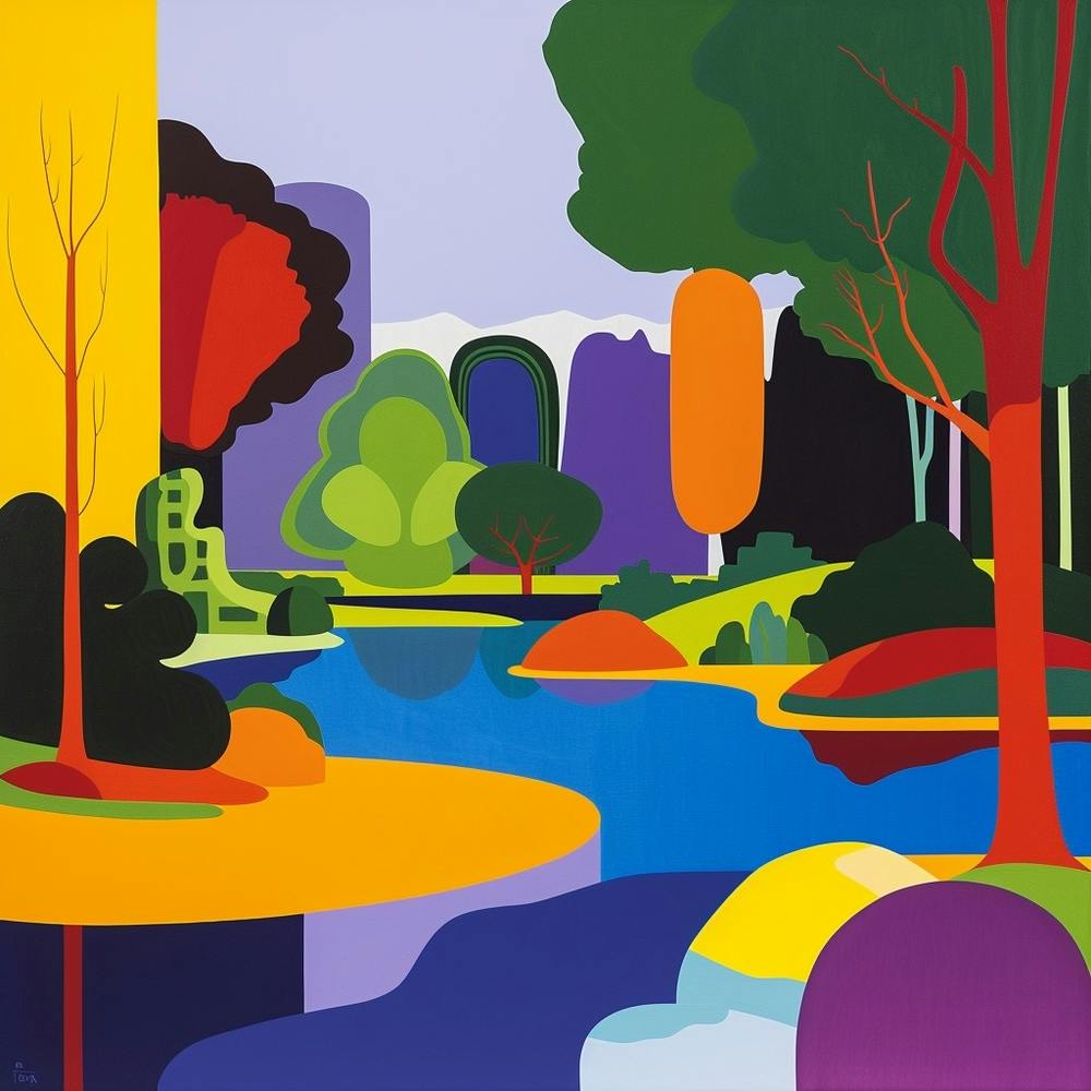 Abstract Park Collection Ibirapuera Park Sao Paulo 2