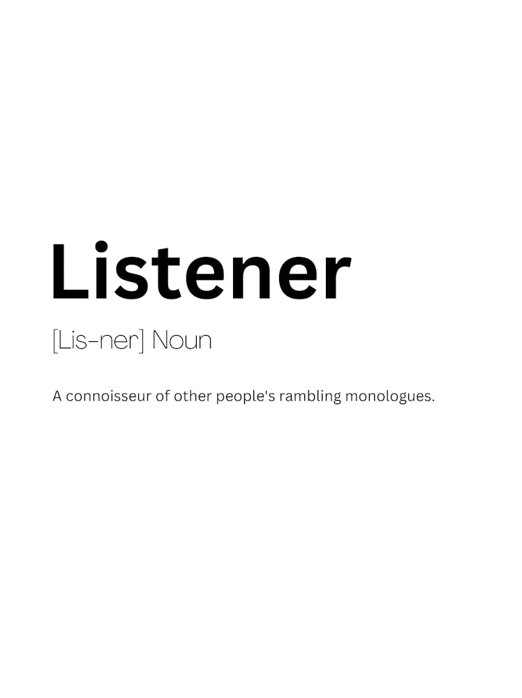Listener Definition Meaning 1