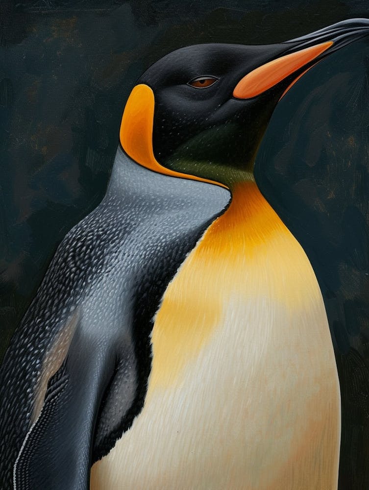 King Penguin Cooper Bay Colour Block Painting 3