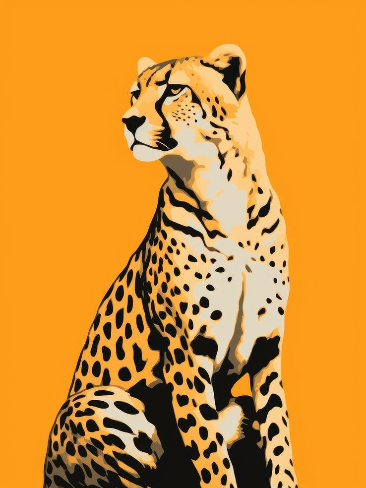 Cheetah Canvas Art