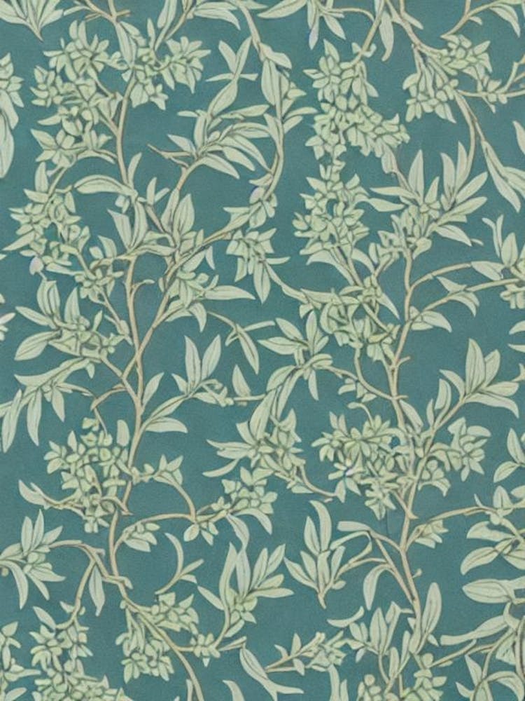 Bay Laurel tree Vintage Botanical