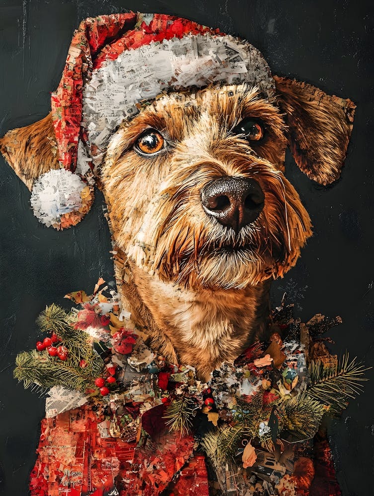 Christmas Airedale 9
