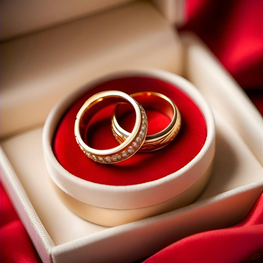 Wedding Rings In A Box
