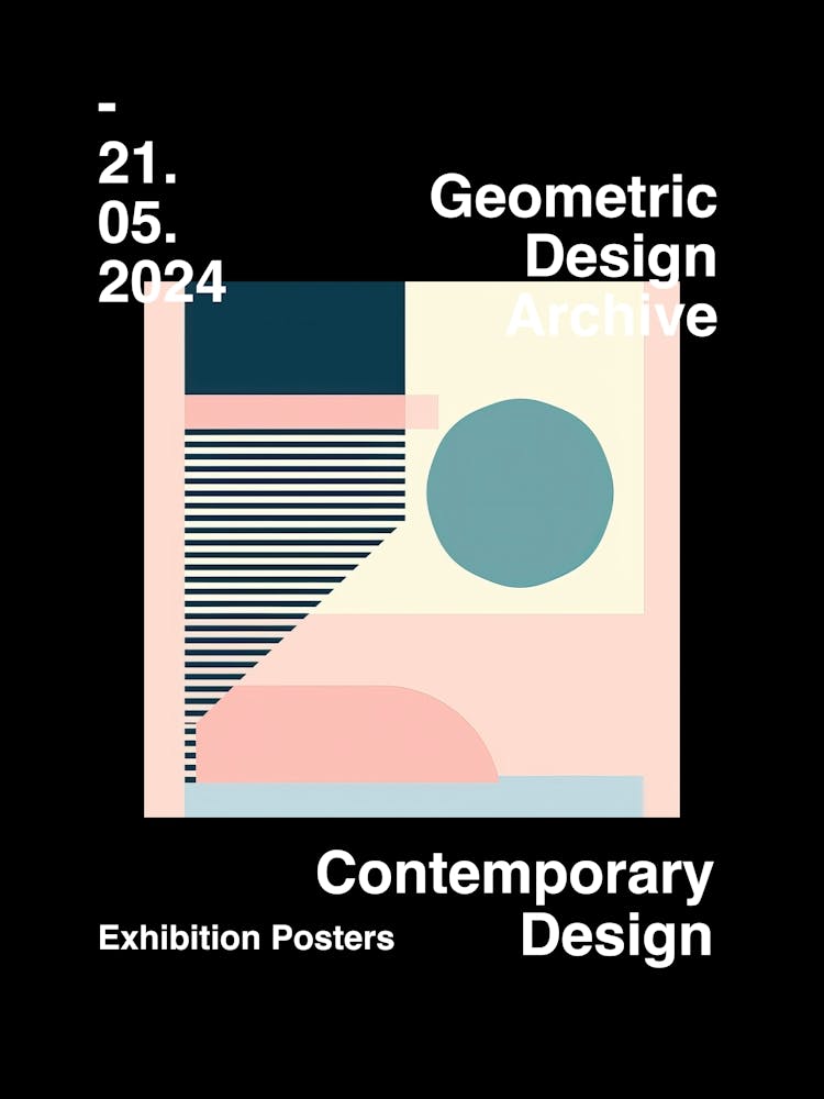 Geometric Design Archive Poster 60
