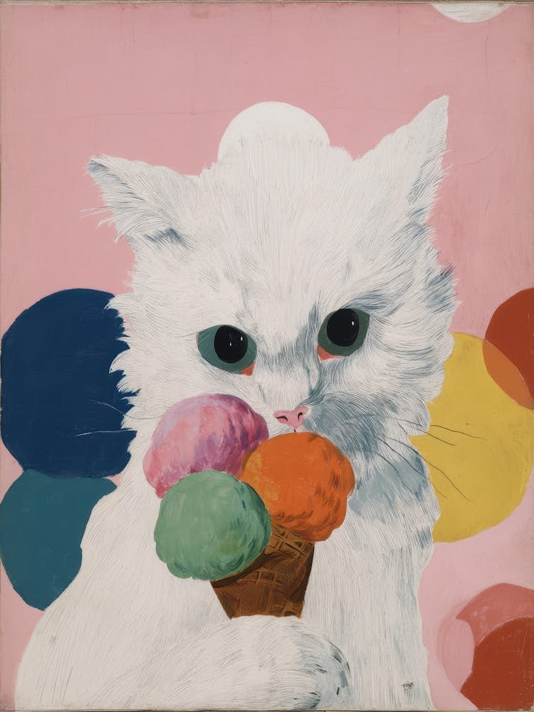 Ice Cream Cat 1