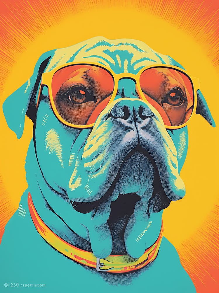 Bulldog With Sunglasses 1