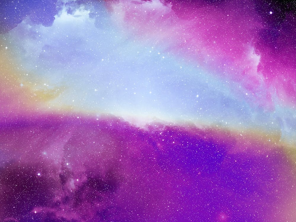 Luminescent space #2 - space neon art, Space Background