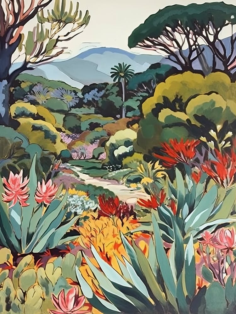 Kirstenbosch Botanical Gardens, South Africa, Painting 5