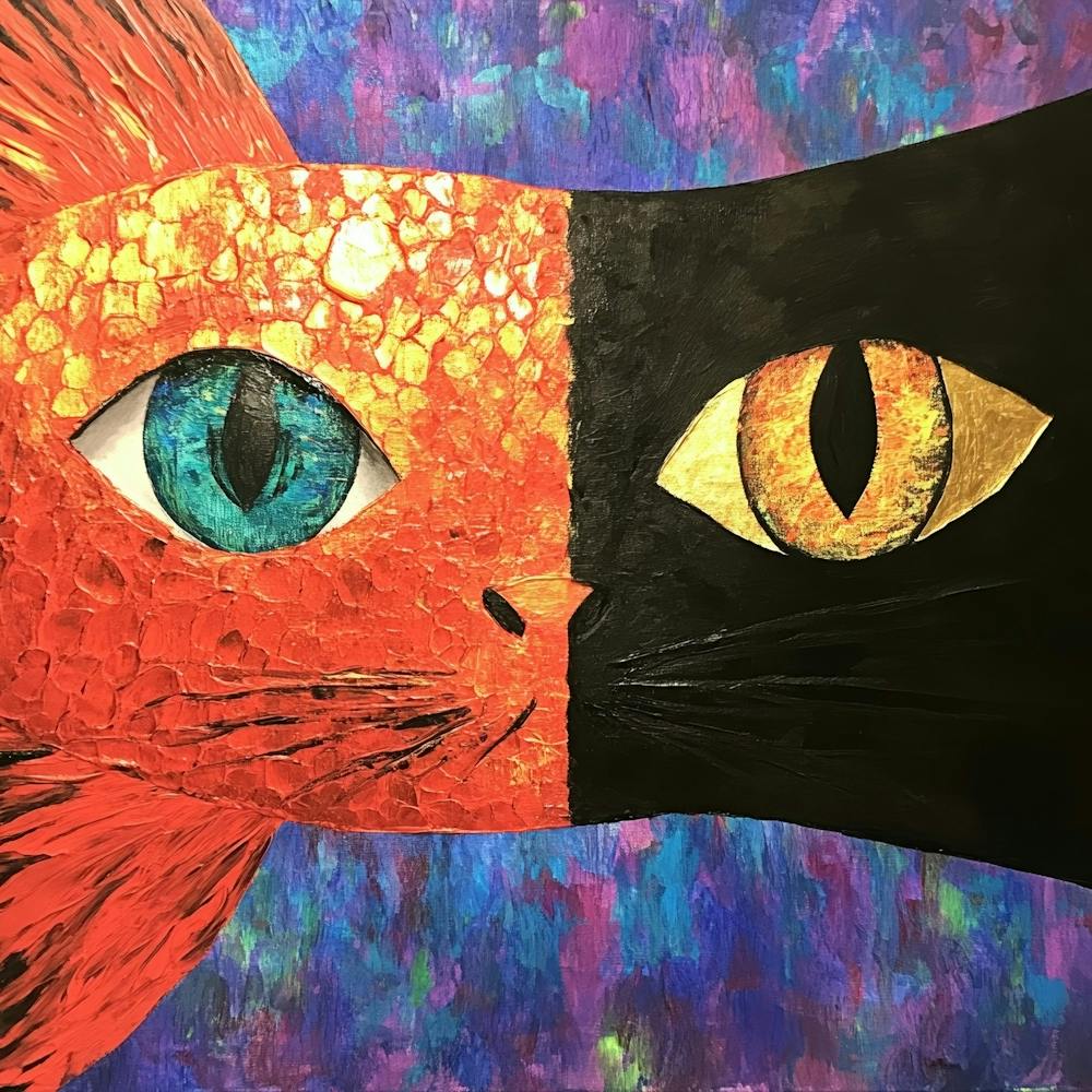 Cat And The Fish Art