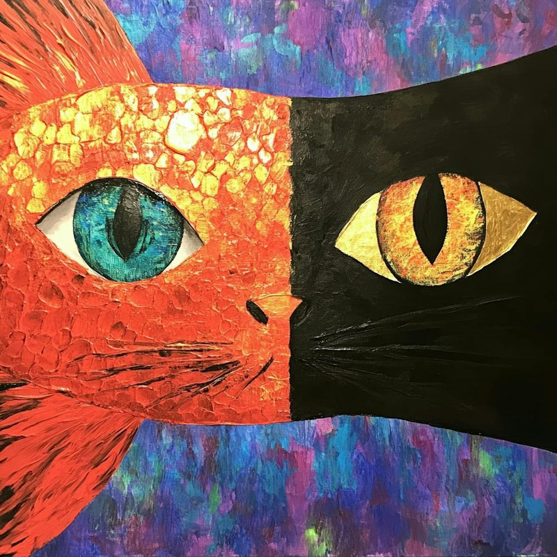 Cat And The Fish Art