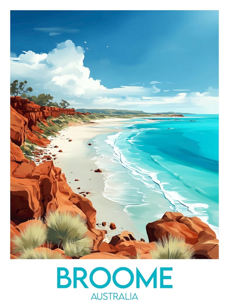 Affiche de voyage Broome