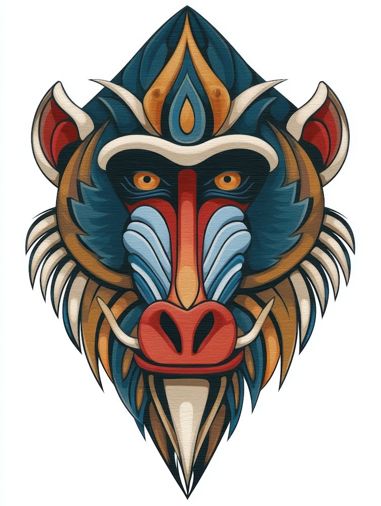 Tête de Babouin