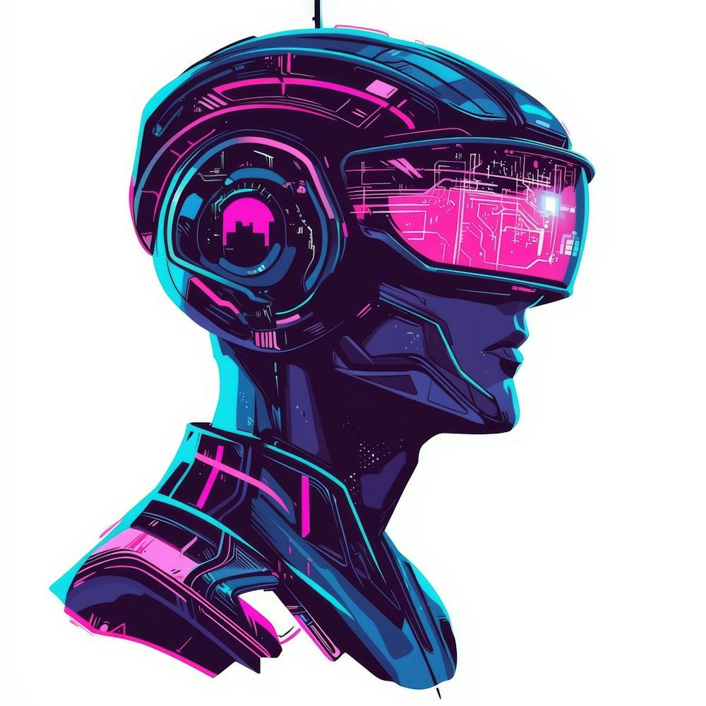 Cyborg.Generated AI. Wall 5