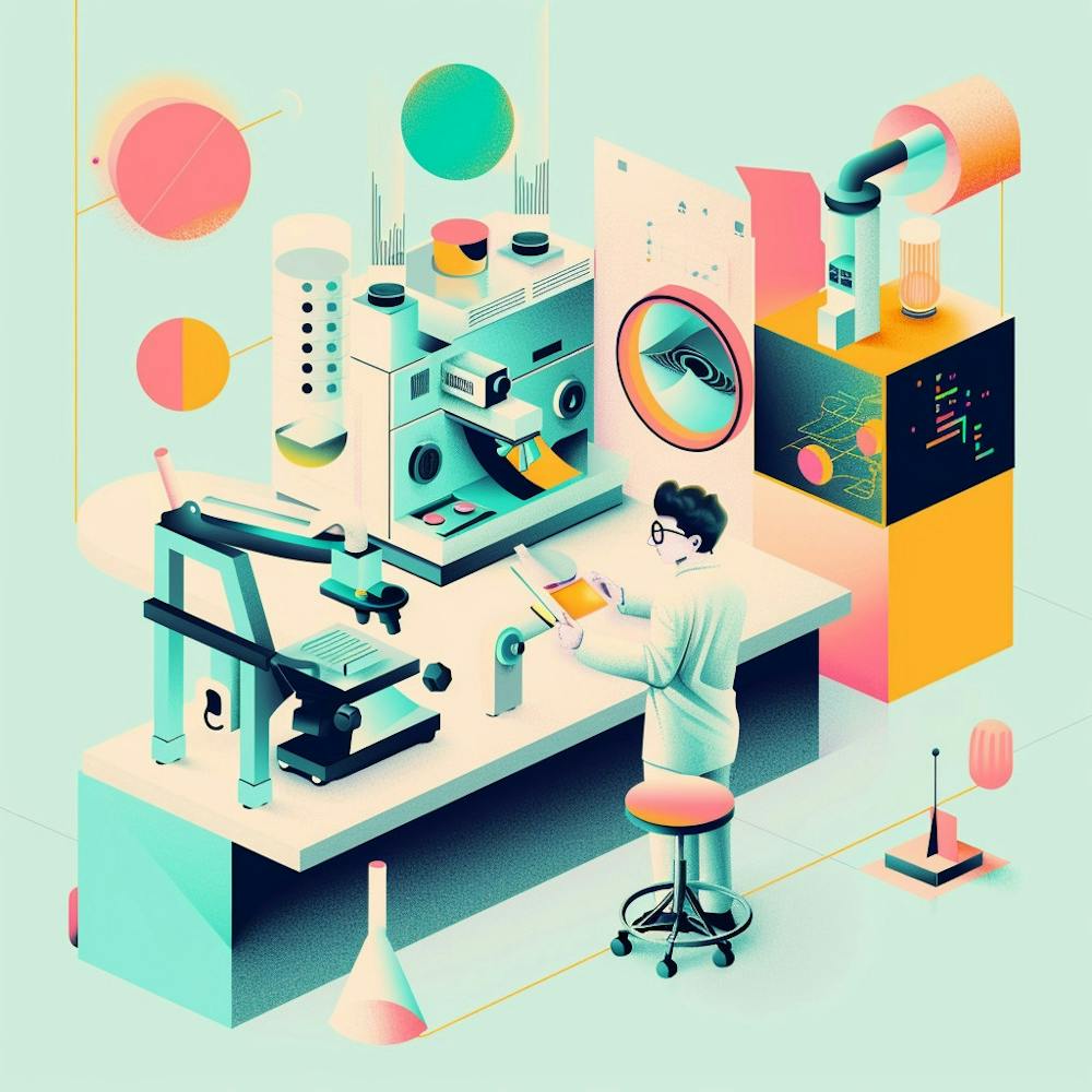 Illustration Of A Scientist