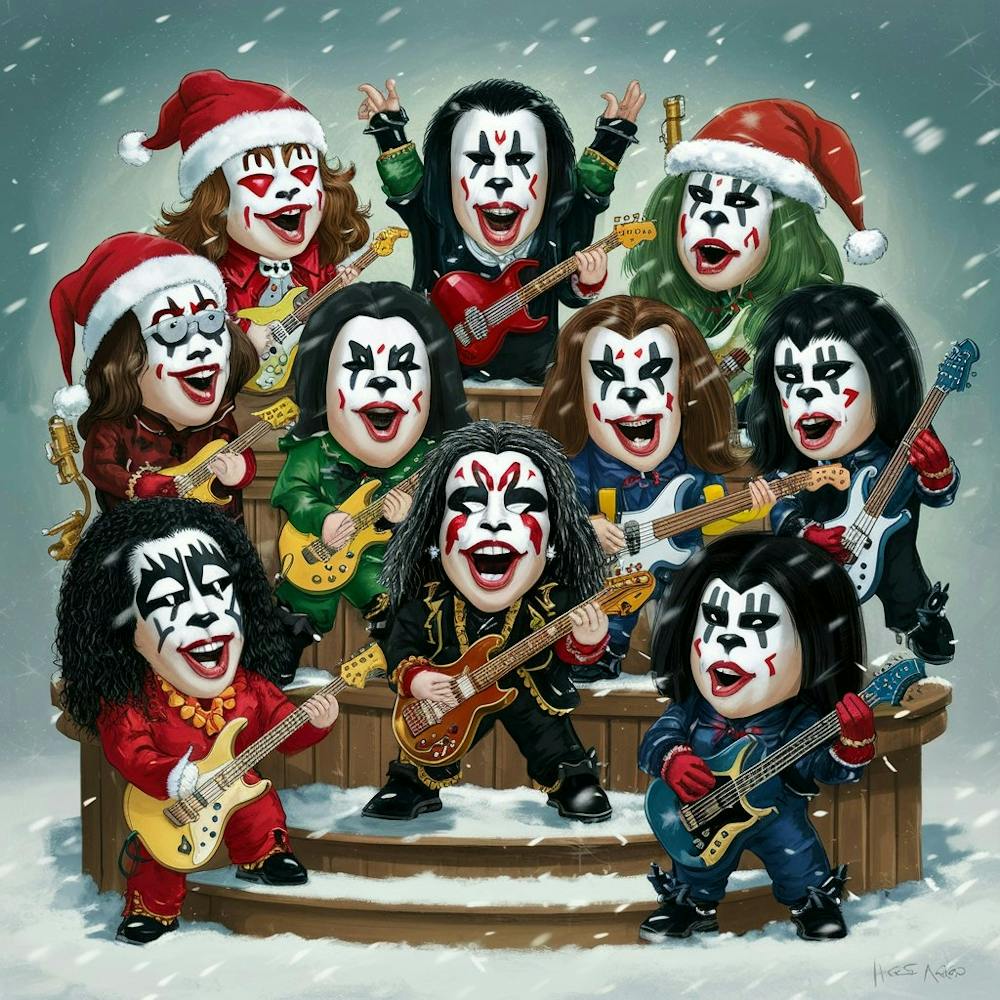 Kiss Santa Claus