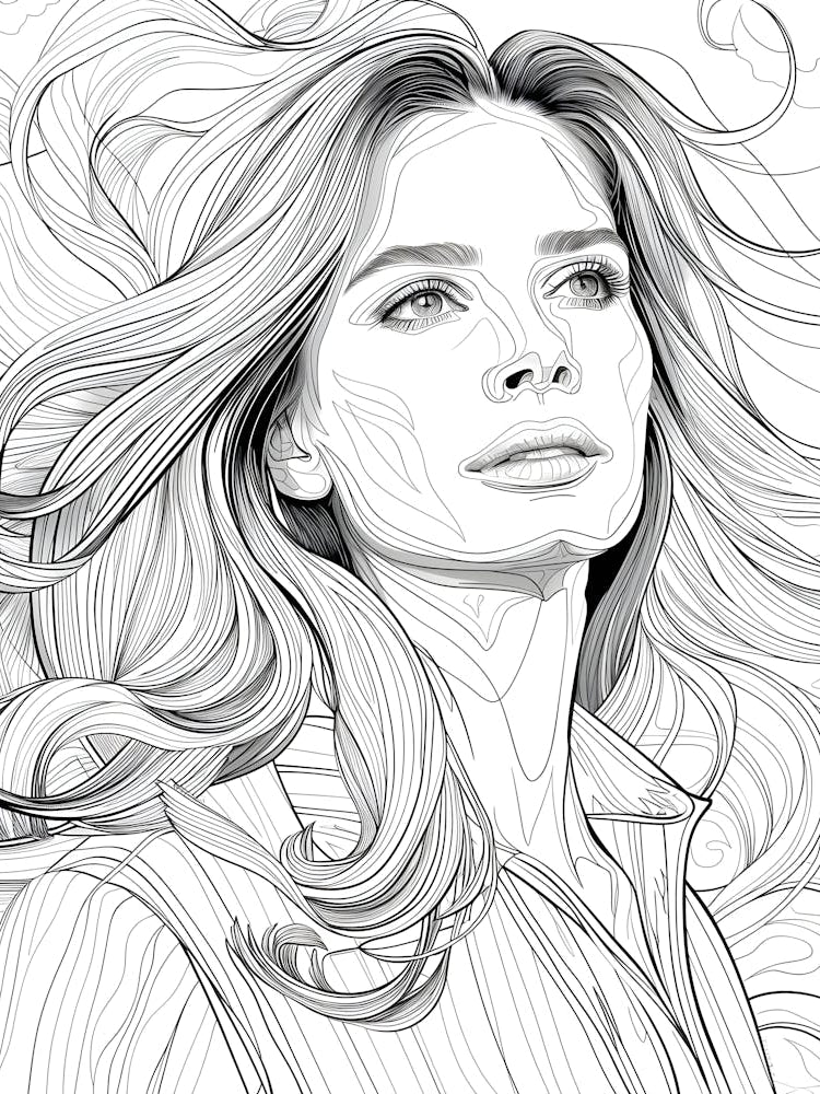 Mod Girl Black And White 32