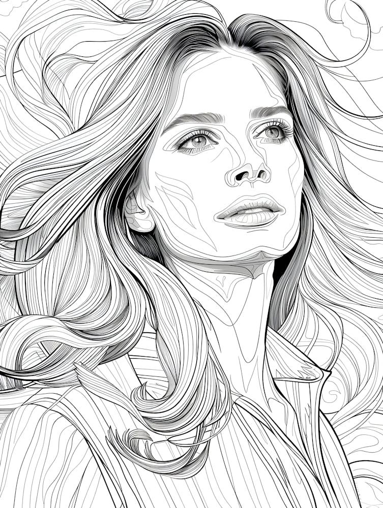 Mod Girl Black And White 32