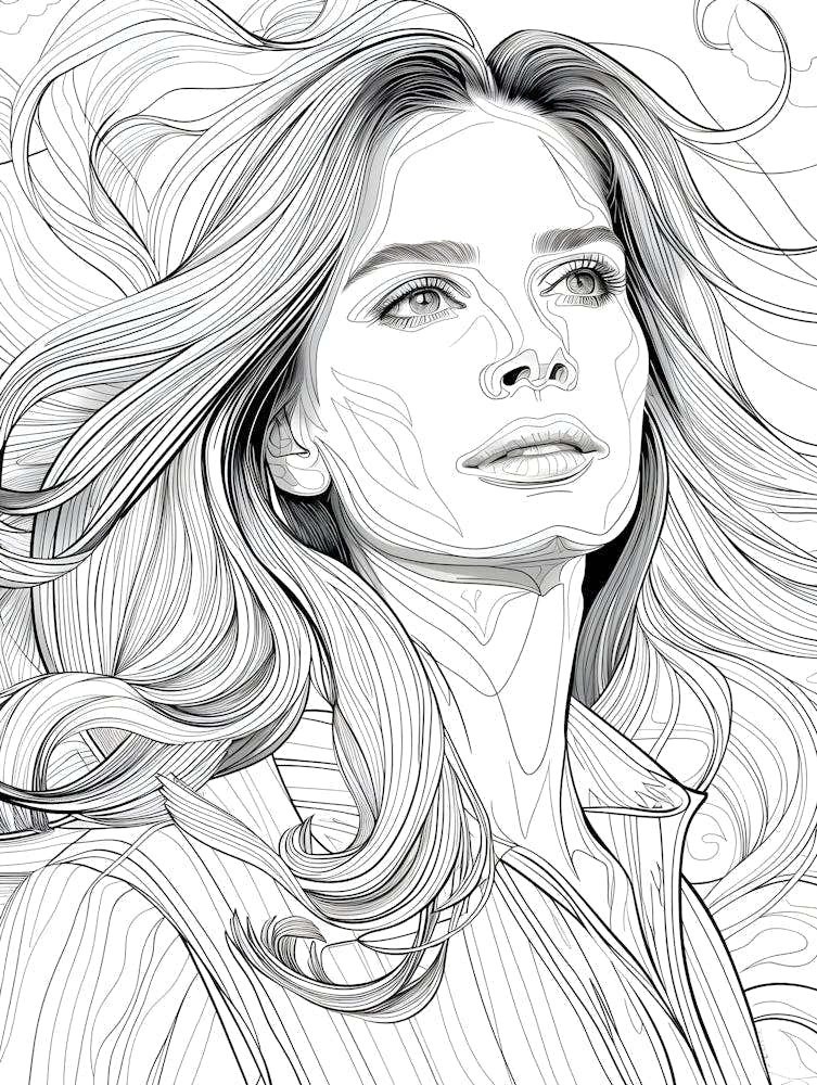 Mod Girl Black And White 32