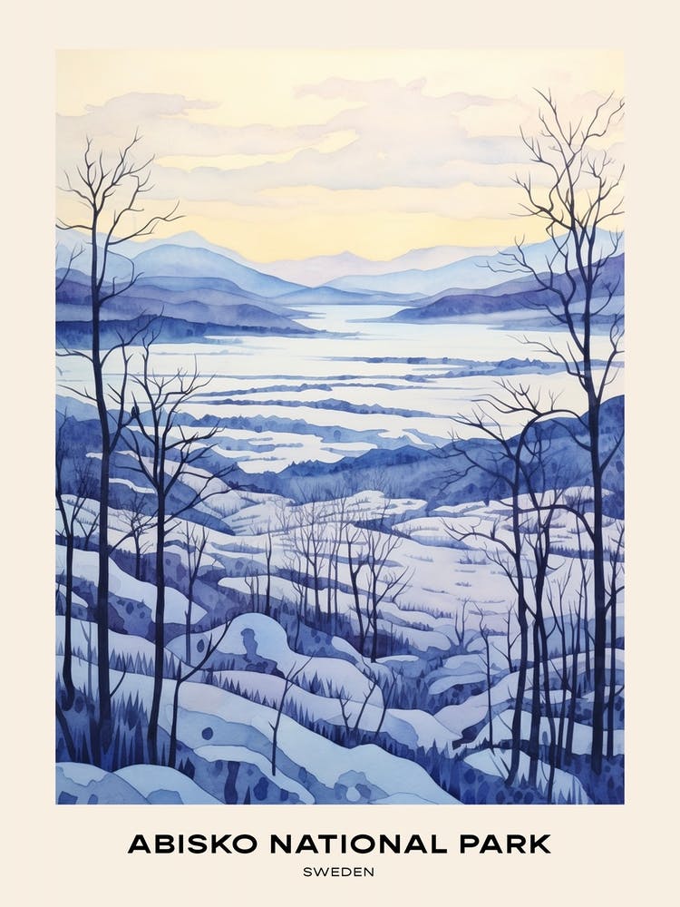 Abisko National Park Sweden 4 Poster