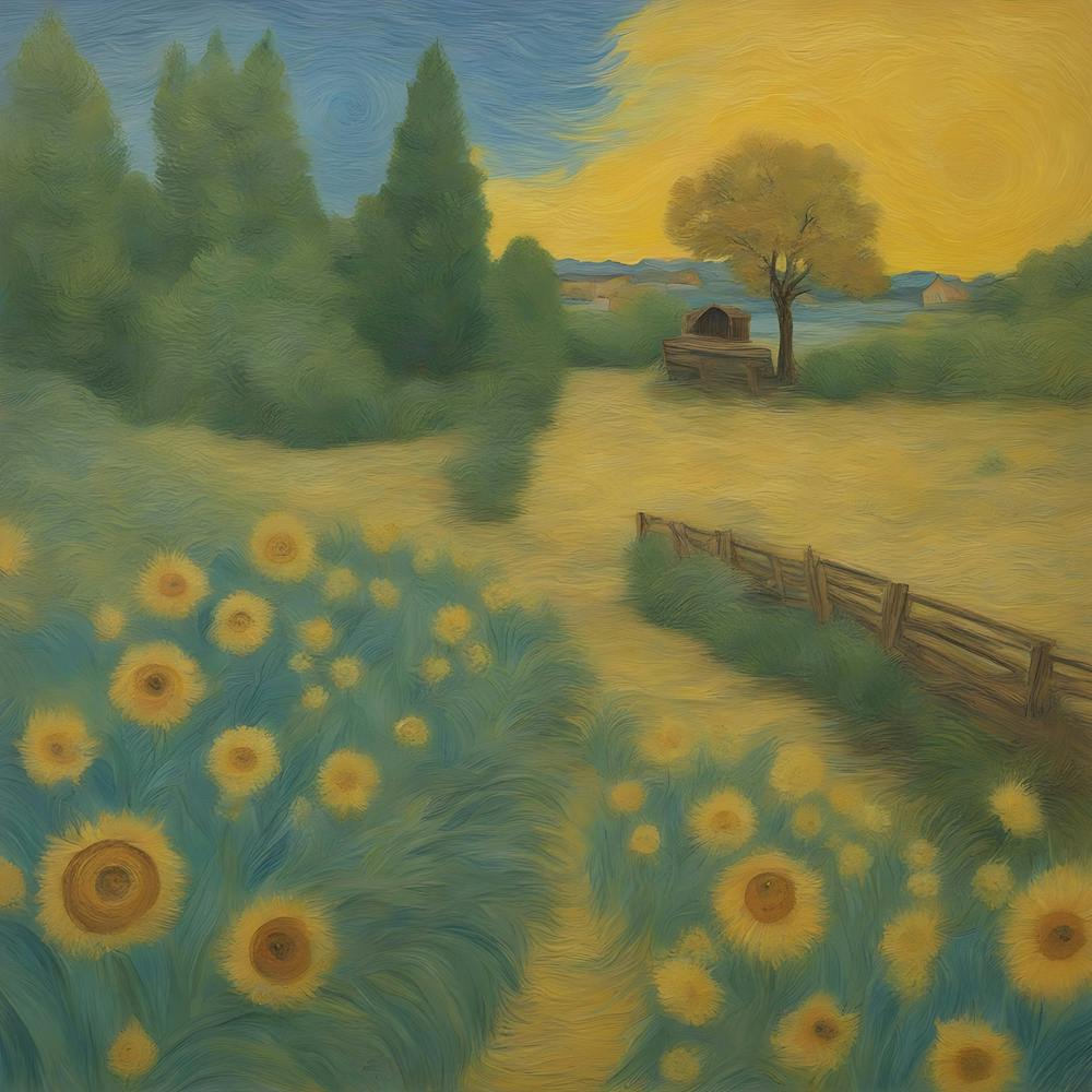 Sunflowers In The Field
