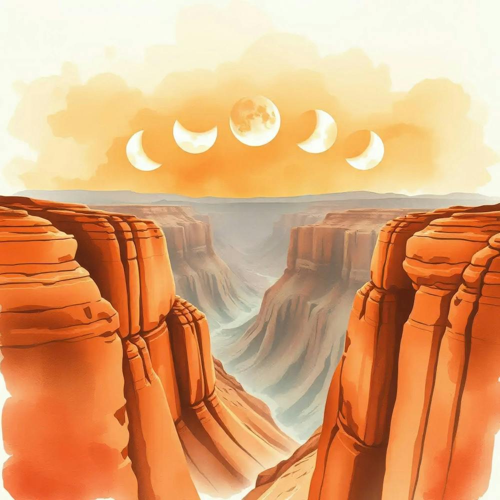 Sunset Over The Grand Canyon