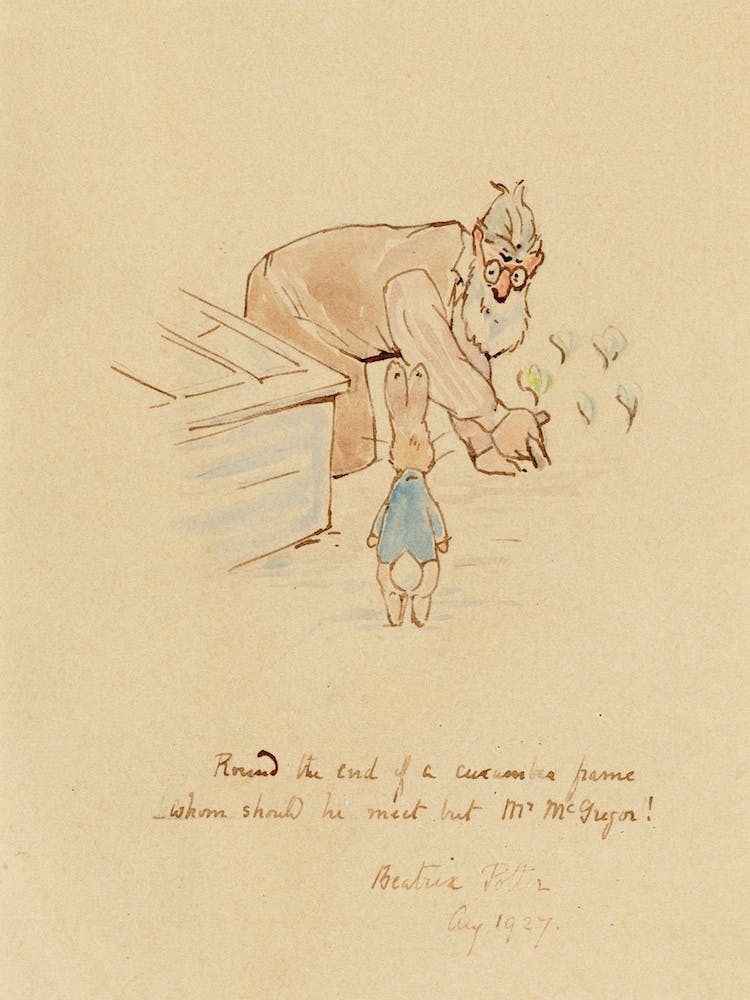 Peter Rabbit And Mr Mcgregor, Beatrix Potter