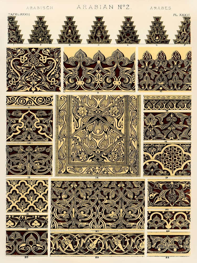 Vintage Pattern Illustration, Owen Jones