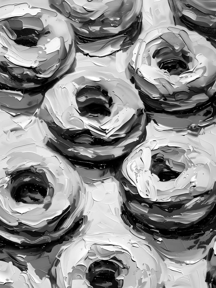 Black And White Donuts