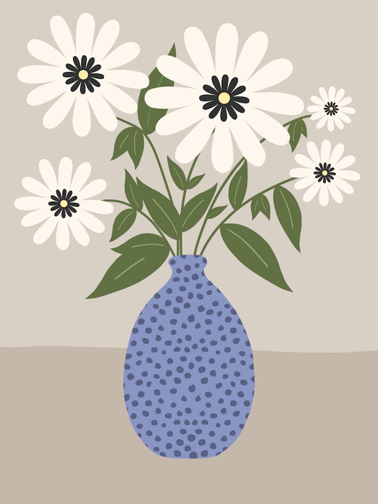 Flower Arrangement In Vase