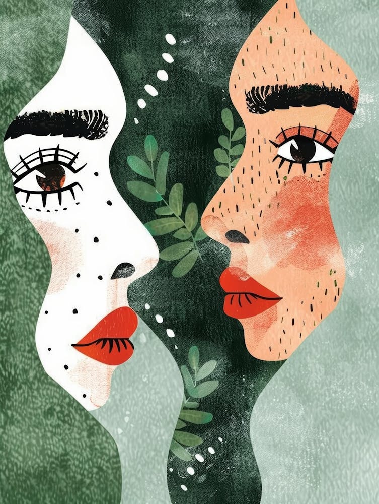 Two Women Face Painting 1