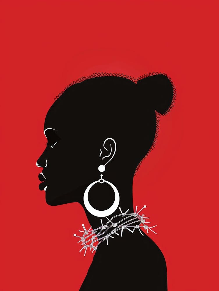 Silhouette Of A Woman 82