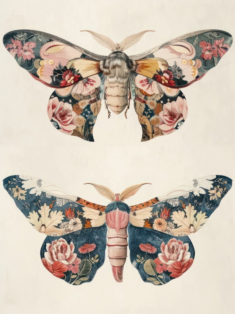 Butterfly Elegance William Morris Style 6