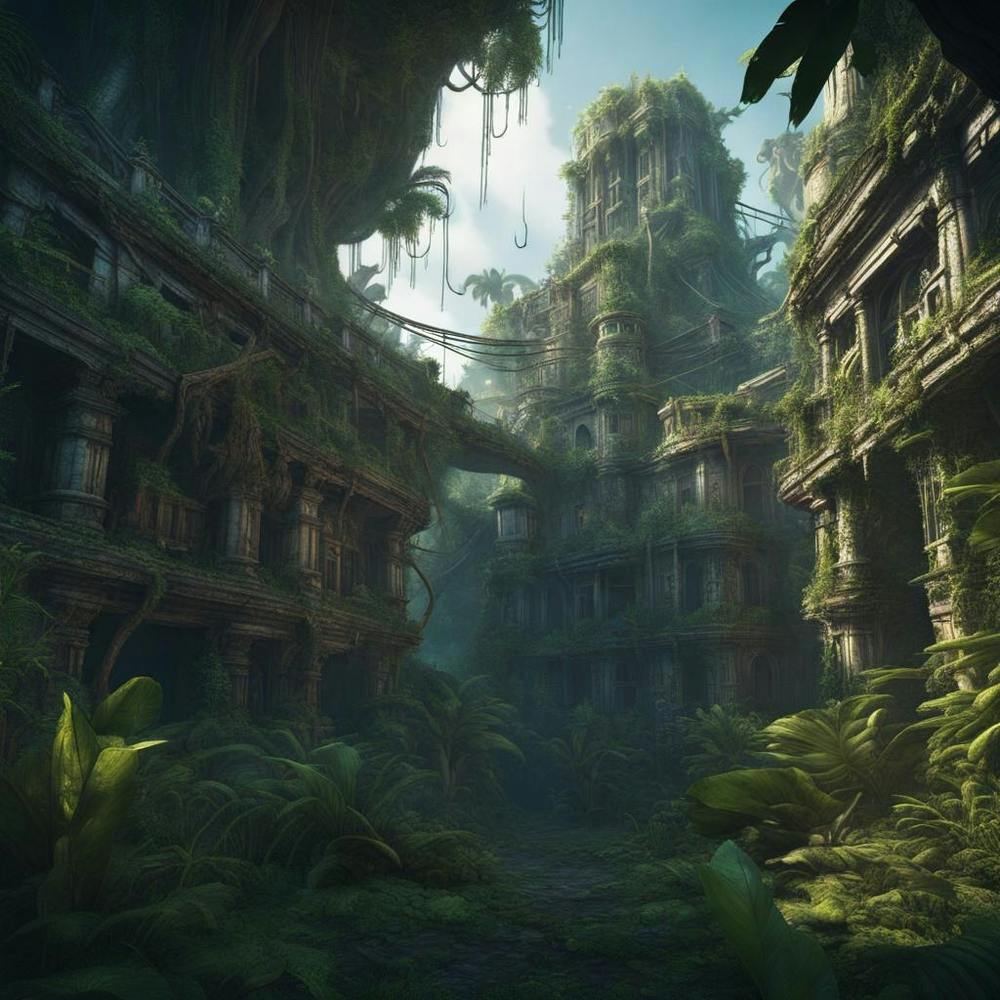 Lost jungle city