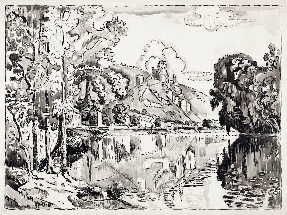 Les Andelys On A Summer Morning, Paul Signac