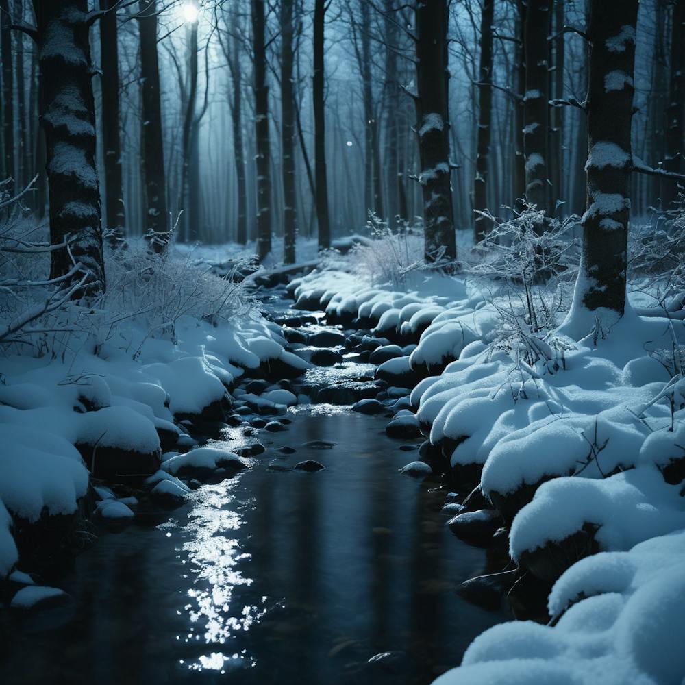 Winter In The Woods