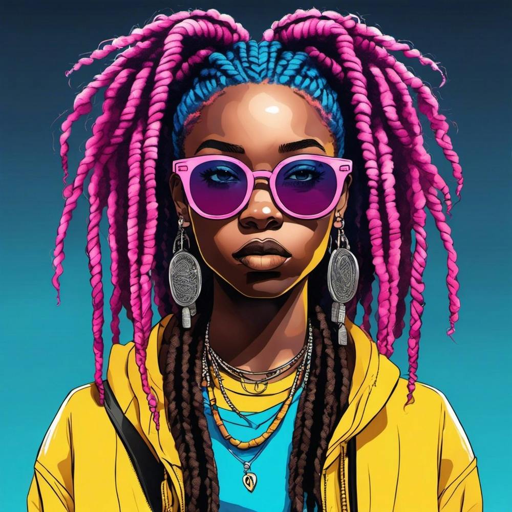 Girl With Dreadlocks
