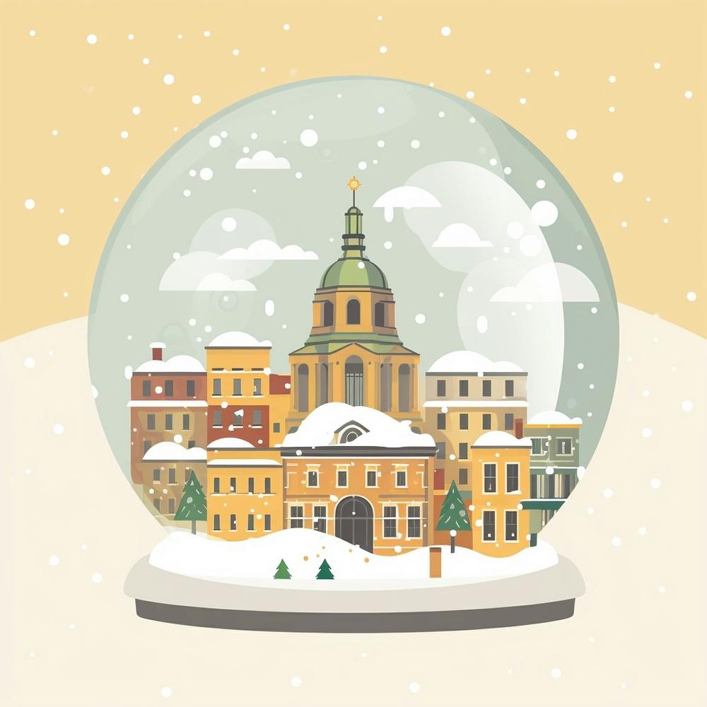 Nottingham United Kingdom Snowglobe