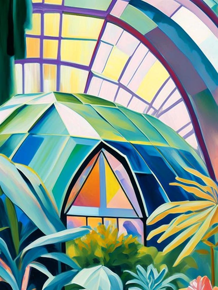 Muttart Conservatory, Canada Abstract Still Life