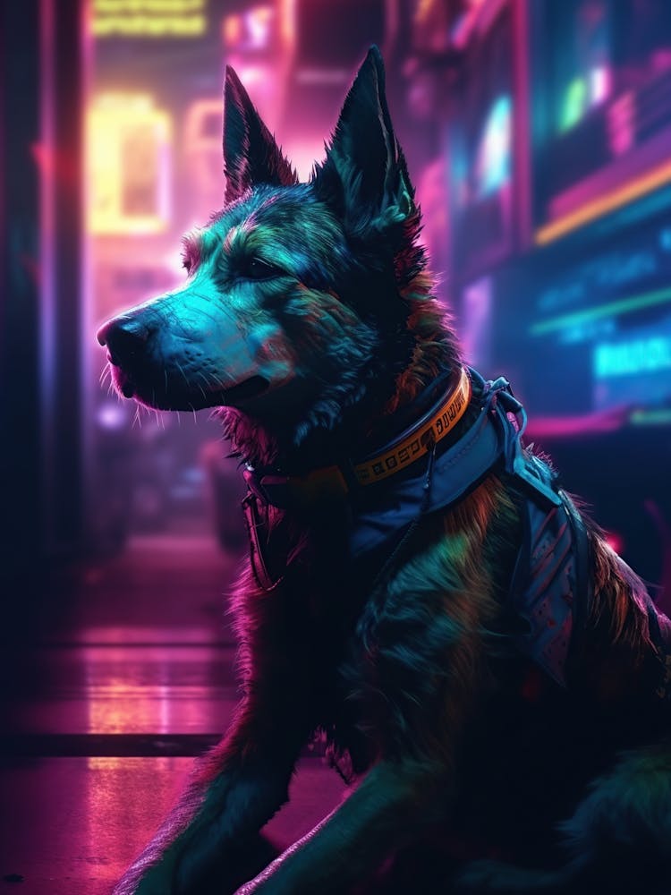 Cyberpunk Dog 13