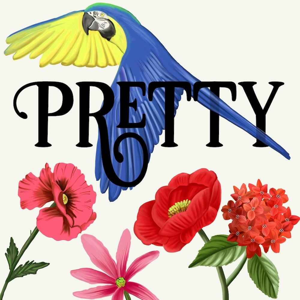 Pretty Parrot Square