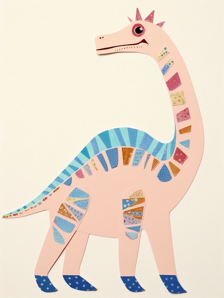 Nursery Dinosaur Art Nigersaurus 3