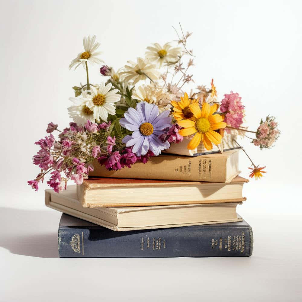 Wildflowers On Books