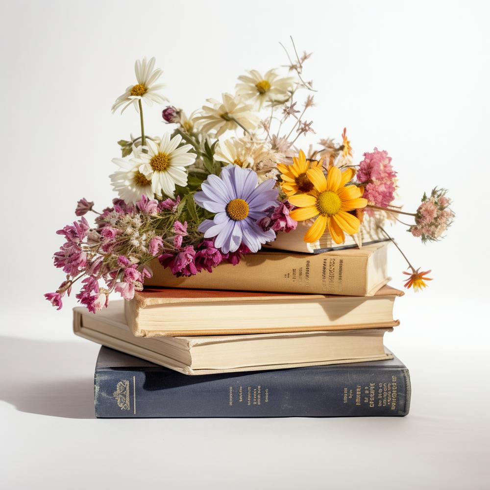 Wildflowers On Books