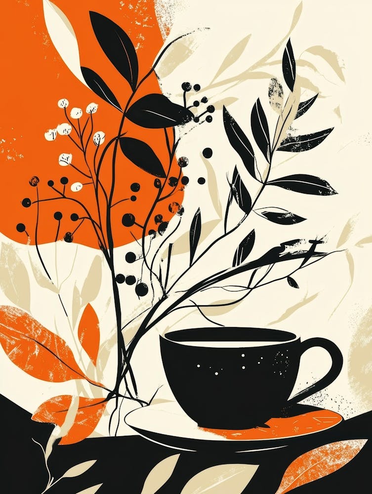 Coffee And Leaves