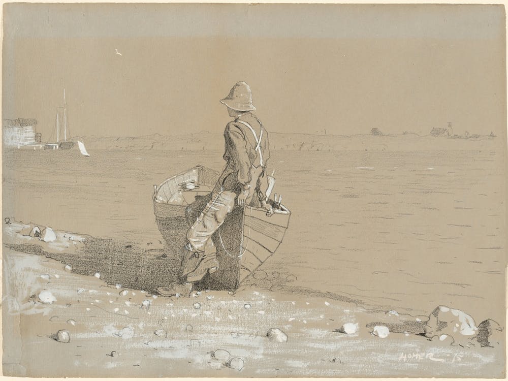 Looking Out (1875), Winslow Homer